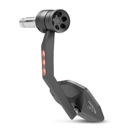 Peili LED-suuntavilkuilla ja -paikkavalolla Highsider Victory-Rim