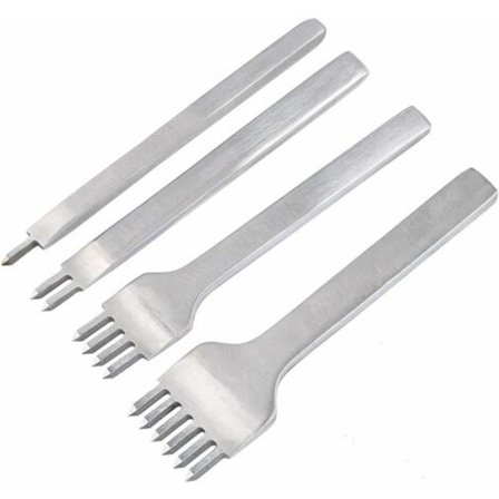 Pcs DIY Læderhulværktøjssæt Læderhåndværk Hulværktøjssæt Klo (4mm)