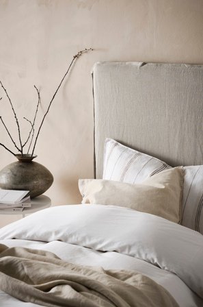 Jotex - Sengegavl 90 Cm Linbeige - PALMA - Kjøp Sengegavler hos Jotex