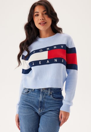 TOMMY JEANS Tjw Center Flag Sweater Klær