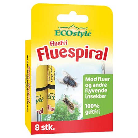 ECOstyle Fluespiral 8 stk., Tøj & Bolig, Skadedyrsbekæmpelse, Fluer