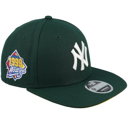 New Era - MLB Green snapback Czapka Z Daszkiem - Hatstore Exclusive x New York Yankees 1999 Side Patch 9FIFTY Dark Green/White Snapback @ Hatstore