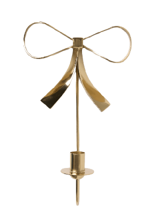 Åhléns Home Väggljusstake BOW Ljuslyktor & ljushållare Guld ONESIZE