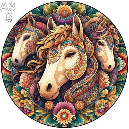 Upeat kukat puiset eläinpalapeli aikuisille lapsille Ihanat lohikäärmeen korkealaatuiset palapelit Brain Twister -lelut