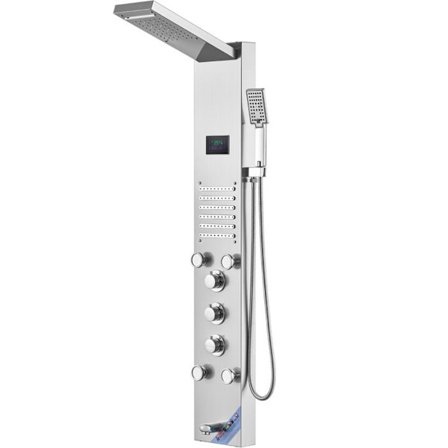 Brusesystem - DUOKU - 8004FL - 6 Bruseindstillinger - 5 Massagejets - Inkluderet LED