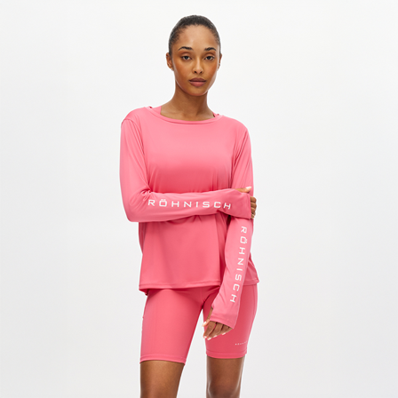 Röhnisch Team Logo Långärmad Rosa