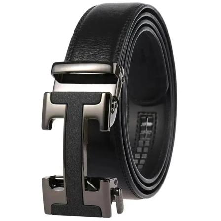 Herrbälte Ny designer herr lyxigt retro modebälte lyxigt för män Hög kvalitet H Automatiskt spänne Business Byxor Skarpa T black