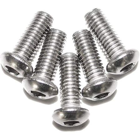 50 kappaletta Iso 7380-1 pantapääruuveja, kuusiokoloavain, täyskierre A2 - M3 X 20mm