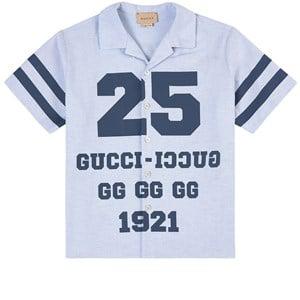 Kids - Gucci Blue Grahic Shirt 8 Years - Tops - 8 years - Blue