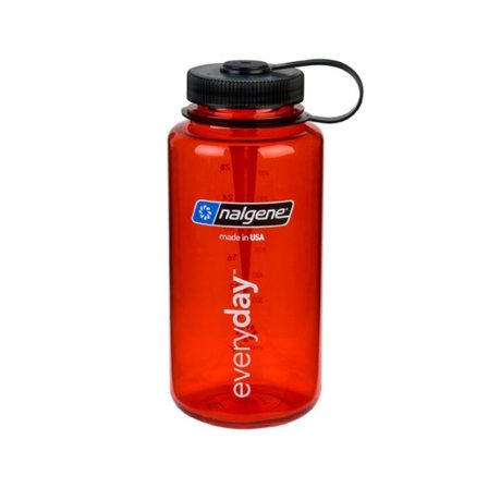 Nalgene Wide Mouth Bottle 1L flasks Red OneSize
