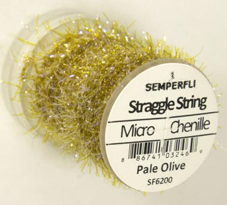 Semperfli Straggle String UV Micro Chenille - Pale Olive