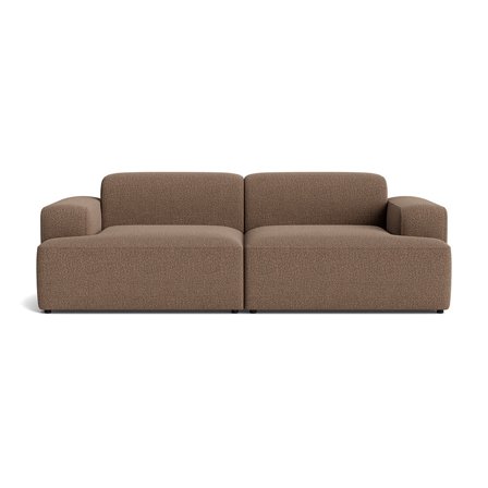 Madrid 3 personers sofa - Nordic Brun - 238x101x75 - Sofa, 3 personers sofa