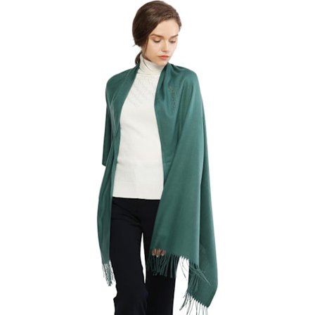 Damehalstørklæder Pashminasjaler og omslag til brudesjaler til kvinder vinter