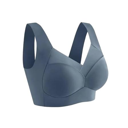 Hållningskorrigerande BH Förbättra hållningen med trådlös push-up royal blue 6XL