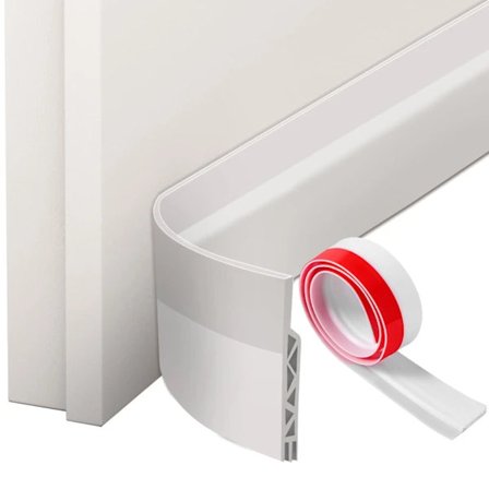 Trekkskjerm dør, 100 cm lydisolerende trekkskjerm dør, trekkskjerm ytterdør, kaldluftsstopper.