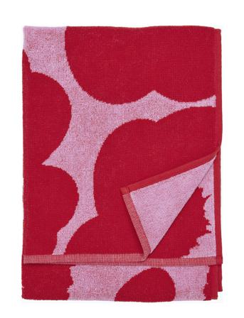 Unikko Hand Towel 50X70 Cm Home Textiles Bathroom Textiles Towels & Bath Towels Punainen Marimekko Home