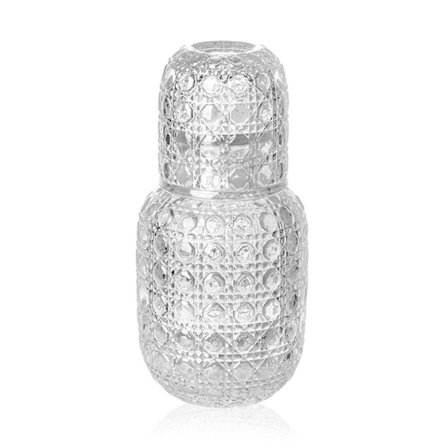 Krystal Vand Karaffel og Glas Sæt Holdbar Vand Karaffel: 440ml ZB