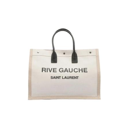Saint Laurent Vintage Pre-owned Canvas handbags Hvid, Dame Vintage Tasker, Størrelse: ONE Size