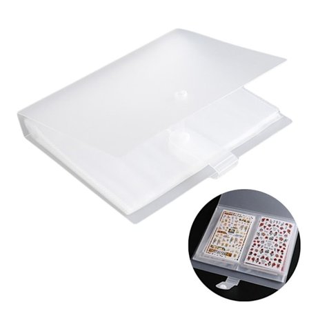 Nagelklistermärken förvaringsbokdekal Foto som visar hylla