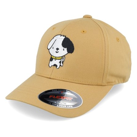 Kinder Kiddo Cap - Braun flexfit Cap - "Kinder Little Puppy Dog Brown Flexfit " @ Hatstore