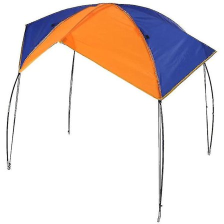 Fällbart Tält för Uppblåsbar Båt och Camping 2-4 Personer Bärbar Båtsolskydd