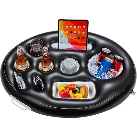 Spa Bar Hot Tub Dryckeshållare, Uppblåsbar Pool Float - Pool & Strand & Utomhus Cup Holder