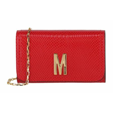 Moschino, Cross Body Bags Rood, Dames, Maat:ONE Size