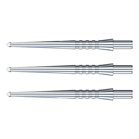 Red Dragon Specialist Dart Points - Silver Raptor GT Points 32mm