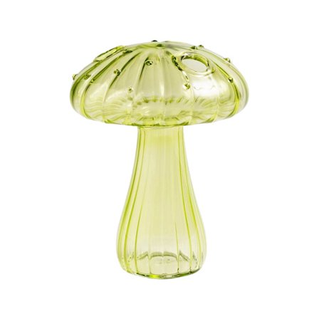 Nordisk Glass Sopp Vase - Dekorativ Aromaterapi Flaske Ornament
