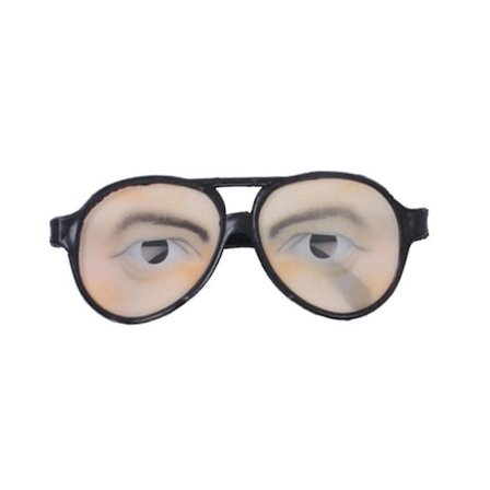 Halloween Trick Toy Male Funny Eyes Glasses Prank Disguise Eyeglass Party Props