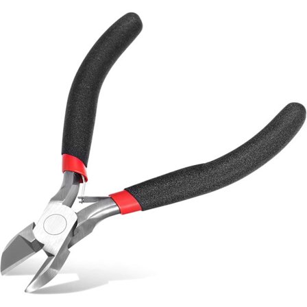 Små sidavbitare, 4,5 tums trådsax, mini sidavbitare elektroniska trådskärare blomstertrådskärare ultraskarpa trådskärare