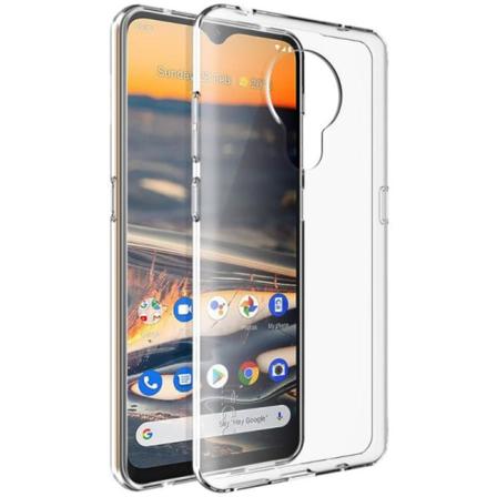Nokia 5.3 stødabsorberende blødt etui Enkelt Transparent