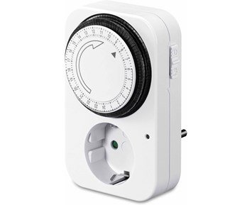 ON-Indoor Timer Analog 24 h-Analog timer for innendørsbruk-Power-Timere