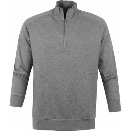 Profuomo, Sweater Half Zip Grijs, Heren, Maat:M,Katoen