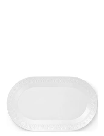 Crispy Porcelain Oval Dish - 1 Pcs Home Tableware Serving Dishes Serving Platters White Frederik Bagger