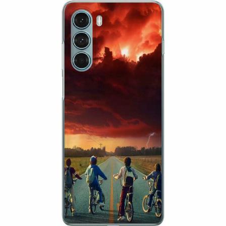 Motorola Moto G200 5g Genomskinligt Skal Stranger Things