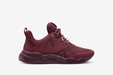 ARKK Copenhagen Herren Sneakers Größe 42 Asymtrix Suede F-PRO90 Oxblood Red Mock Orange