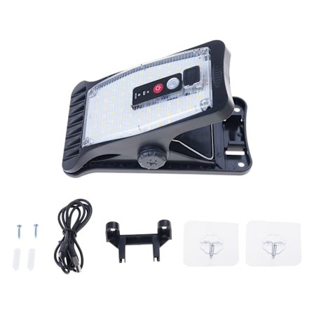 Udendørs Solar Clip Lampe Kropssensor Væglampe Belysning Nødlys Holdbar