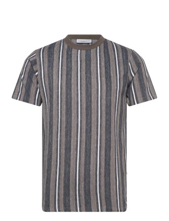 Lindbergh | Towel Striped O-Neck Tee S/S | S