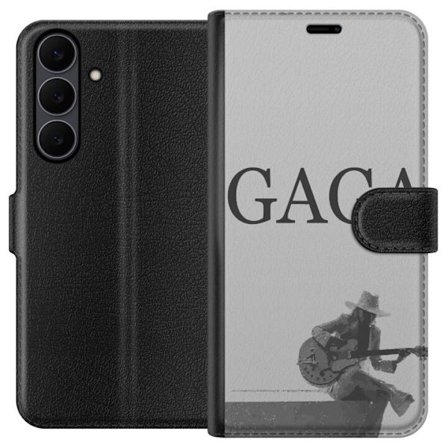 Yhteensopiva Lompakkokotelo Samsung Galaxy S25 FE Stitch ympäröity mustikoilla söpössä kawaii-tyylisessä nallekarhussa