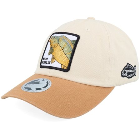 Skillfish - Beis unconstructed Gorra - Mud Marlin Mirror Carp Stone Washed Stone/Wheat @ Hatstore