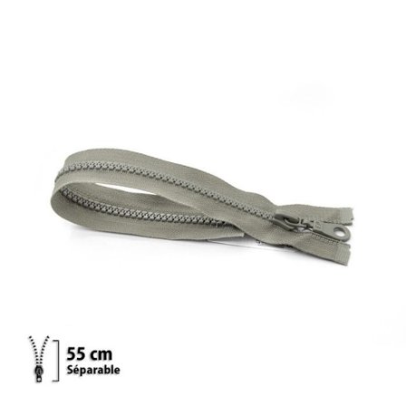 Dragkedja Z54 - formad 6mm delbar - 55 cm - 7154925055