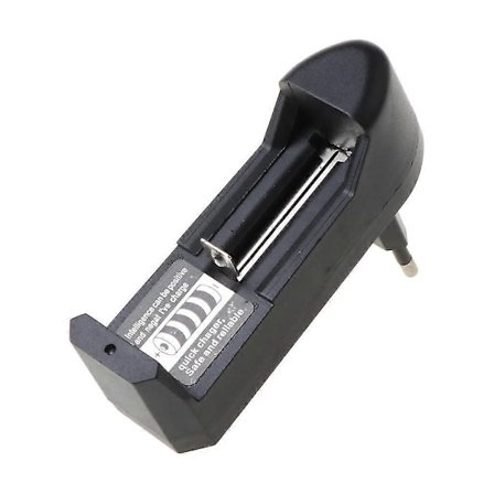 1-slot 18650 14500 16340 Batterioplader Adapter 3.7v Intelligent Ic Strøm Eu