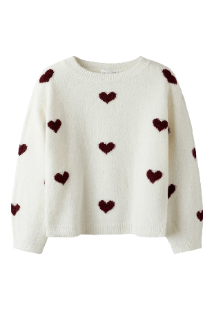 Name It NKFONA LS KNIT Hoodies & sweatshirts Dam Vit 158/164