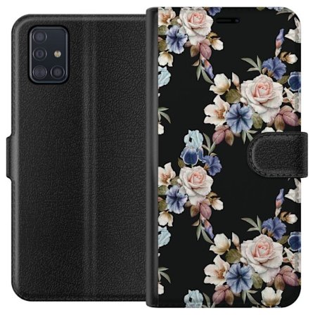 Kompatibelt Plånboksfodral till Samsung Samsung Galaxy A51 Floral