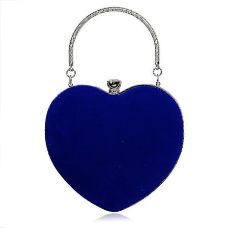 Sydämenmuotoinen käsilaukku Lady Fashion Meikkilaukku Iltalaukku Clutch-laukku Käsilaukku Elegantti