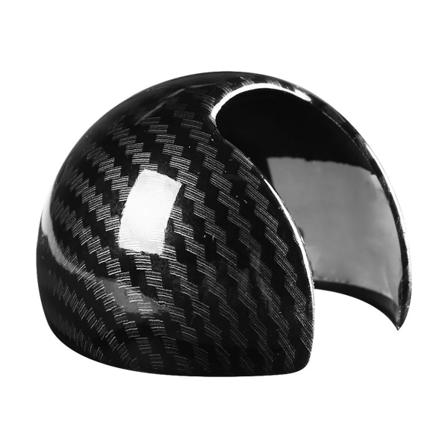 Carbon Fiber Style Bil Gear Skift Knop Hoveddæksel Cap Sticker Trim til A3 8 V S3 14-18
