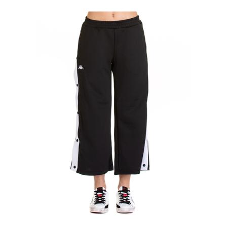 Kappa, Cropped Trousers Zwart, Dames, Maat:L