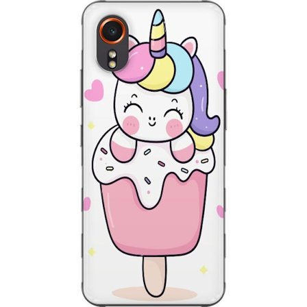 Mobilskal till Samsung Galaxy Xcover7 med Glad enhörning