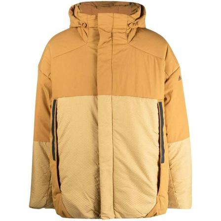 Adidas, Down Jackets Beige, Heren, Maat:M